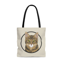 Load image into Gallery viewer, DSH Tabby Circle | Tote Bag - Detezi Designs-27674437848909050081
