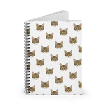 Load image into Gallery viewer, DSH Tabby Faces | Spiral Notebook - Detezi Designs-28520684050353080323

