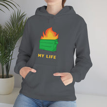 Load image into Gallery viewer, Dumpster Fire | Hooded Sweatshirt - Detezi Designs-21284247937930093854
