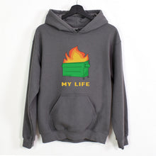 Load image into Gallery viewer, Dumpster Fire | Hooded Sweatshirt - Detezi Designs-40000401708826502703
