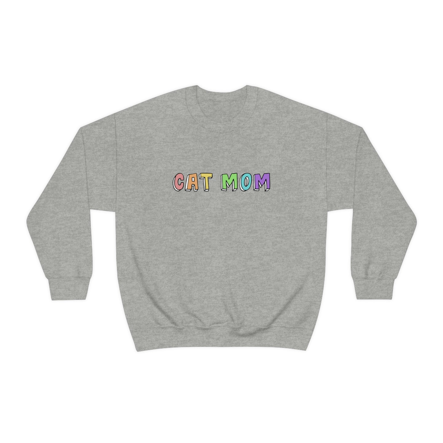 Cat Mom | Crewneck Sweatshirt