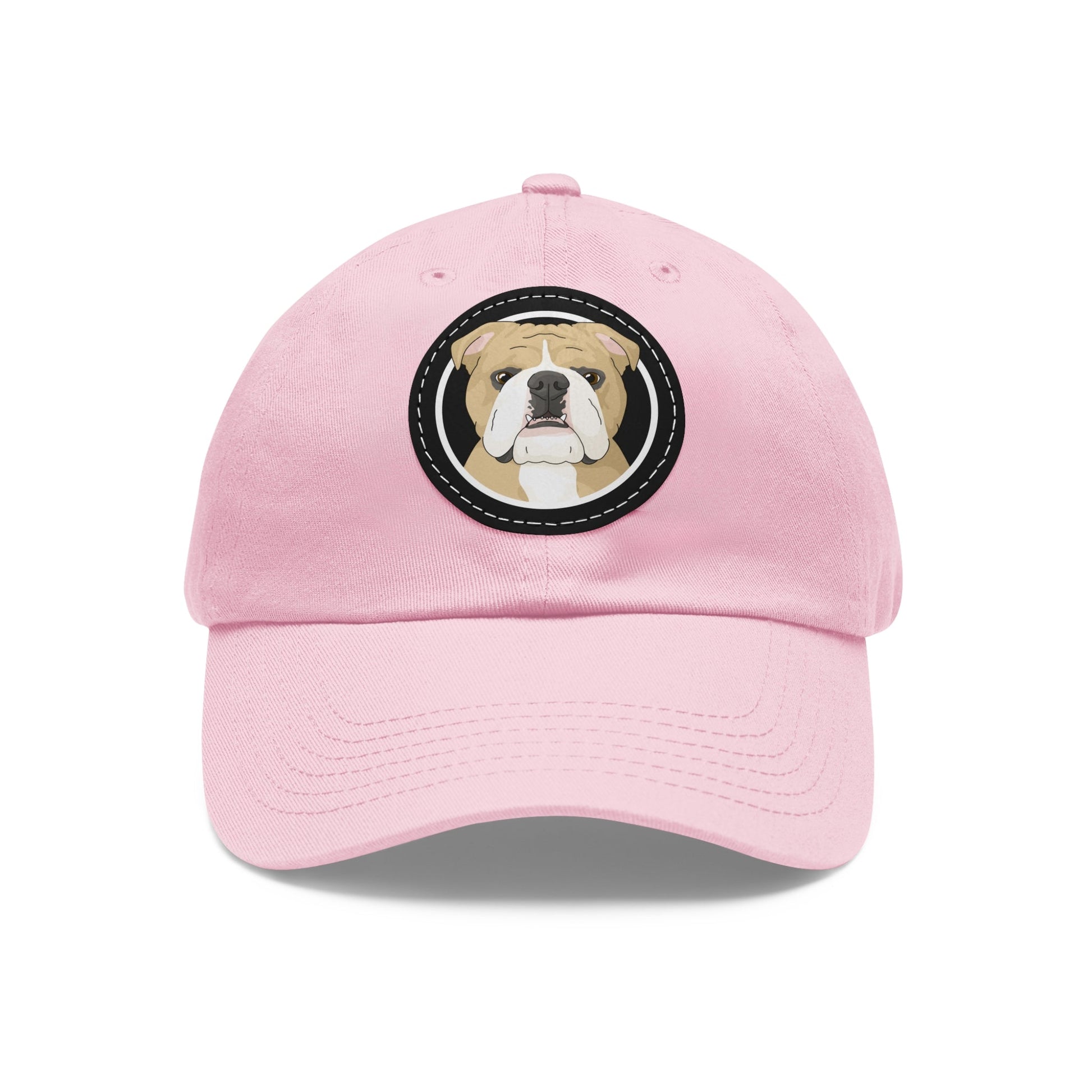 English Bulldog Circle | Dad Hat - Detezi Designs-11218403754802148092