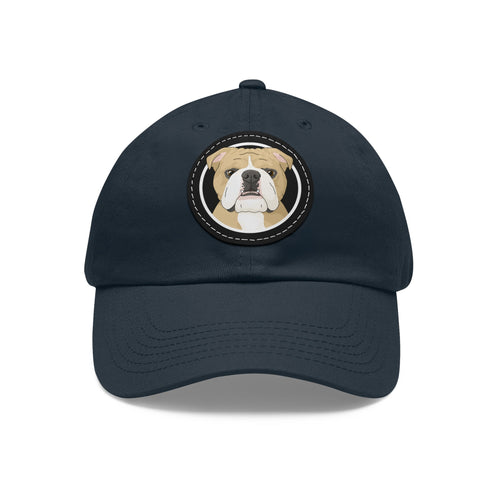 English Bulldog Circle | Dad Hat - Detezi Designs-14899988834956786084