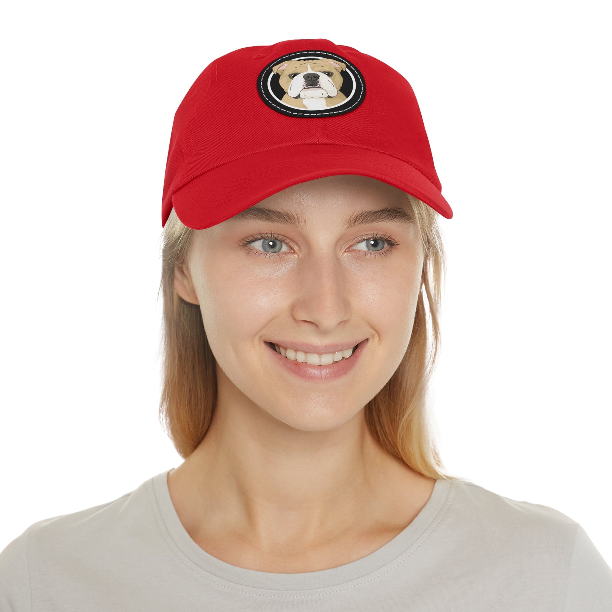 English Bulldog Circle | Dad Hat - Detezi Designs-25321189499833189982