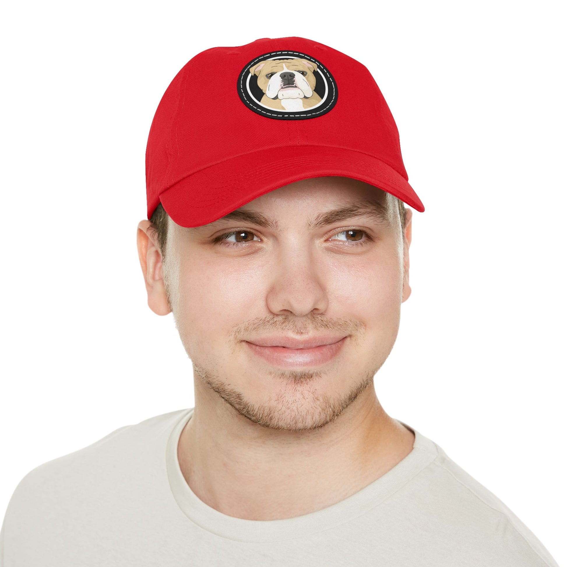 English Bulldog Circle | Dad Hat - Detezi Designs-25321189499833189982