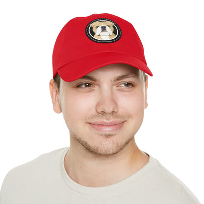 English Bulldog Circle | Dad Hat - Detezi Designs-25321189499833189982