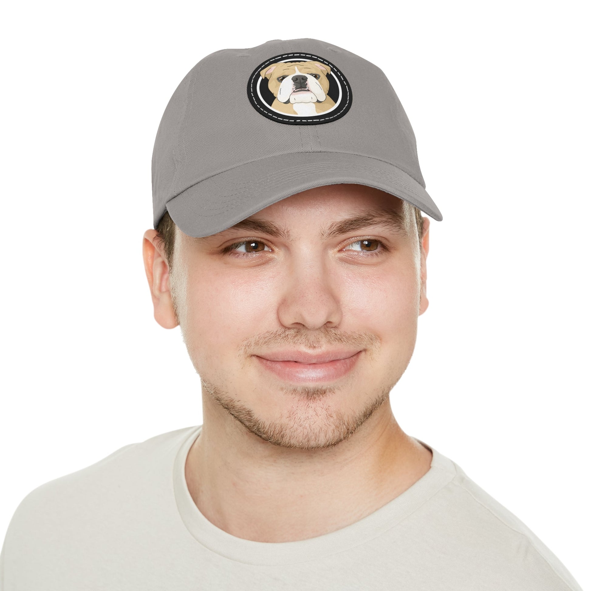 English Bulldog Circle | Dad Hat - Detezi Designs-25321189499833189982