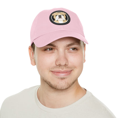 English Bulldog Circle | Dad Hat - Detezi Designs-25321189499833189982