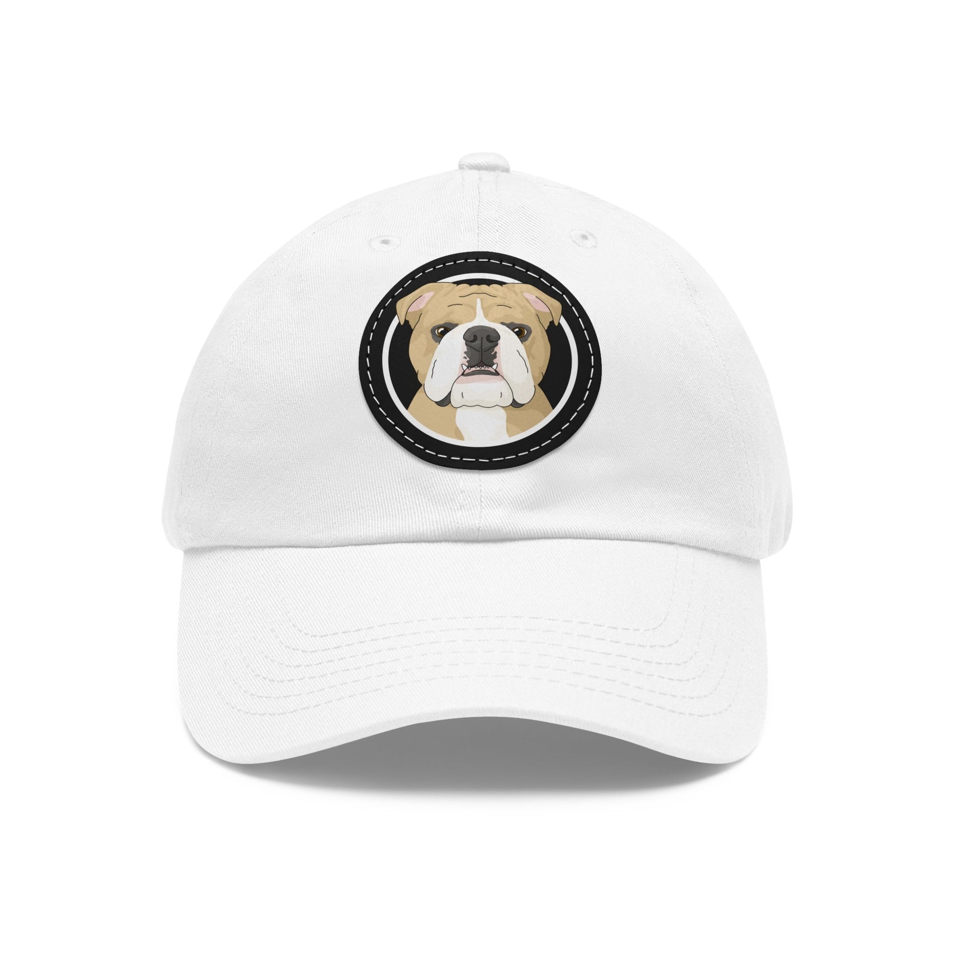 English Bulldog Circle | Dad Hat - Detezi Designs-25321189499833189982