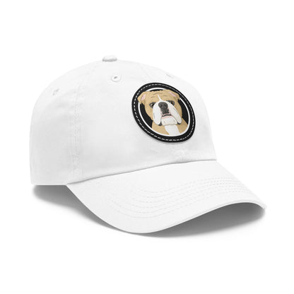 English Bulldog Circle | Dad Hat - Detezi Designs-25321189499833189982