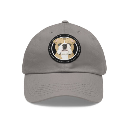 English Bulldog Circle | Dad Hat - Detezi Designs-72796260447163274772