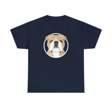 Load image into Gallery viewer, English Bulldog Circle | T-shirt - Detezi Designs-25464130197931378986
