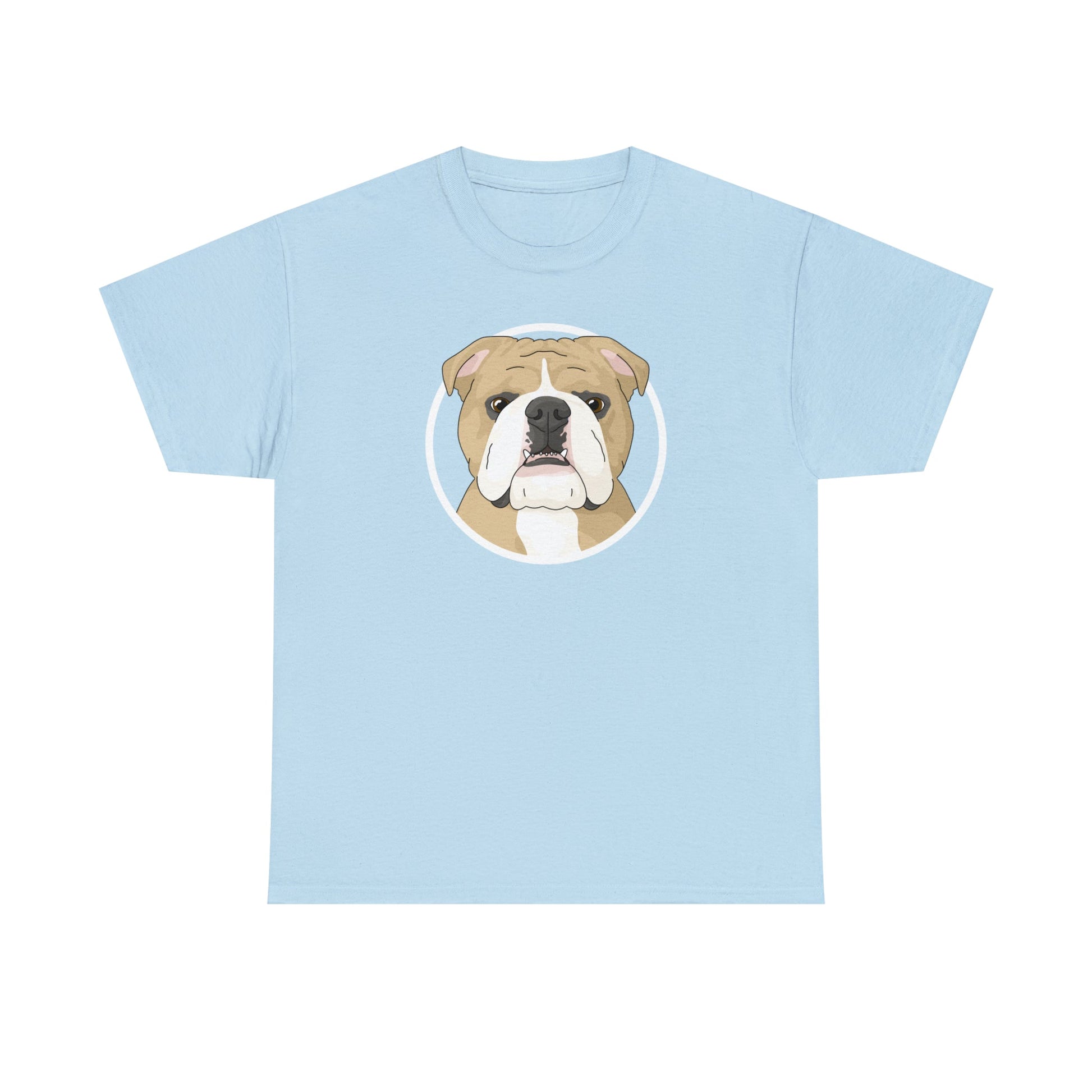 English Bulldog Circle | T-shirt - Detezi Designs-30528801895753278961