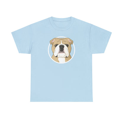 English Bulldog Circle | T-shirt - Detezi Designs-30528801895753278961