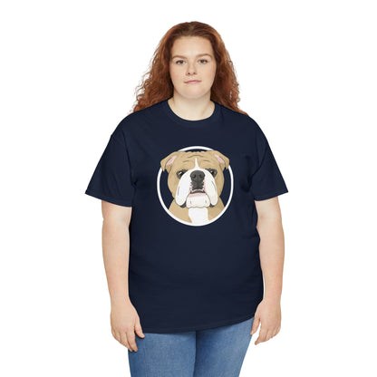 English Bulldog Circle | T-shirt - Detezi Designs-81891928241838190621