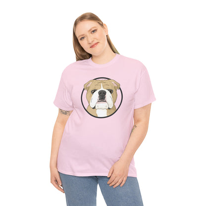 English Bulldog Circle | T-shirt - Detezi Designs-81891928241838190621