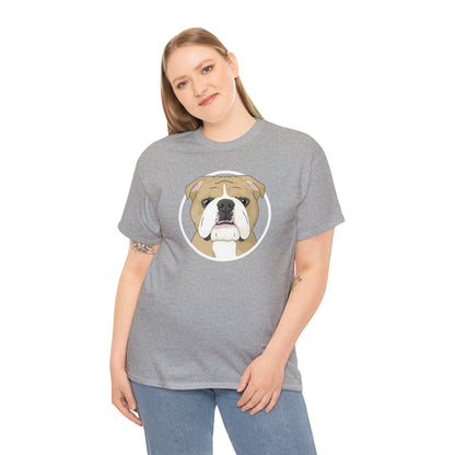 English Bulldog Circle | T-shirt - Detezi Designs-81891928241838190621