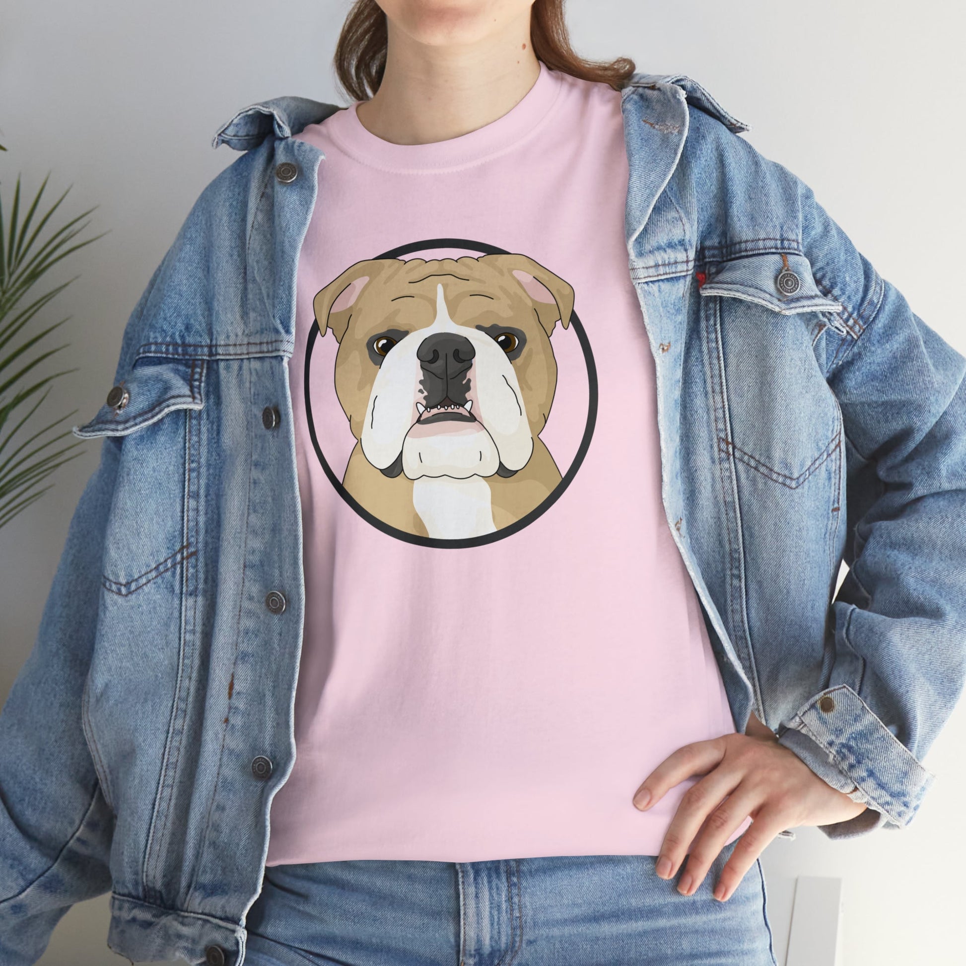 English Bulldog Circle | T-shirt - Detezi Designs-81891928241838190621