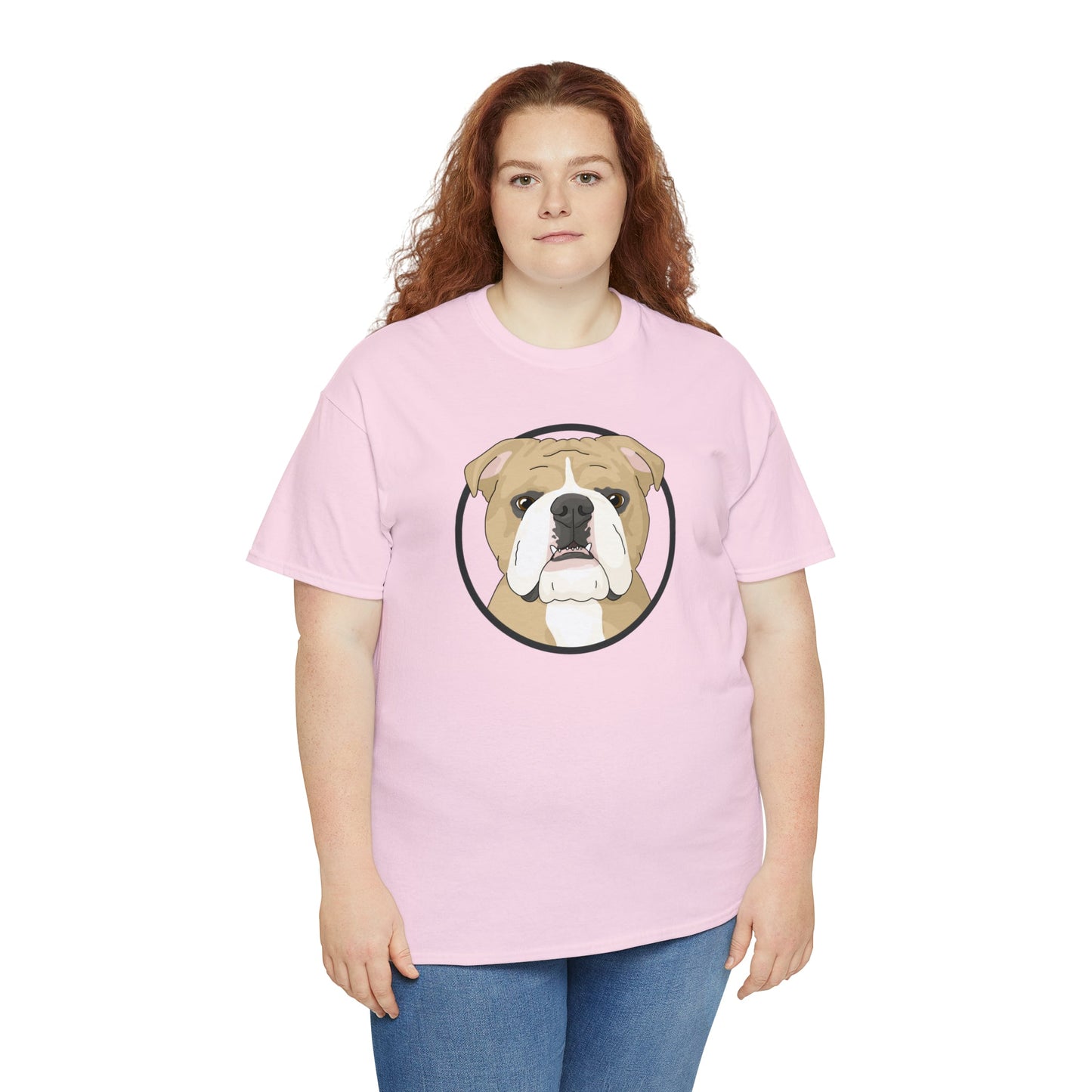 English Bulldog Circle | T-shirt - Detezi Designs-81891928241838190621