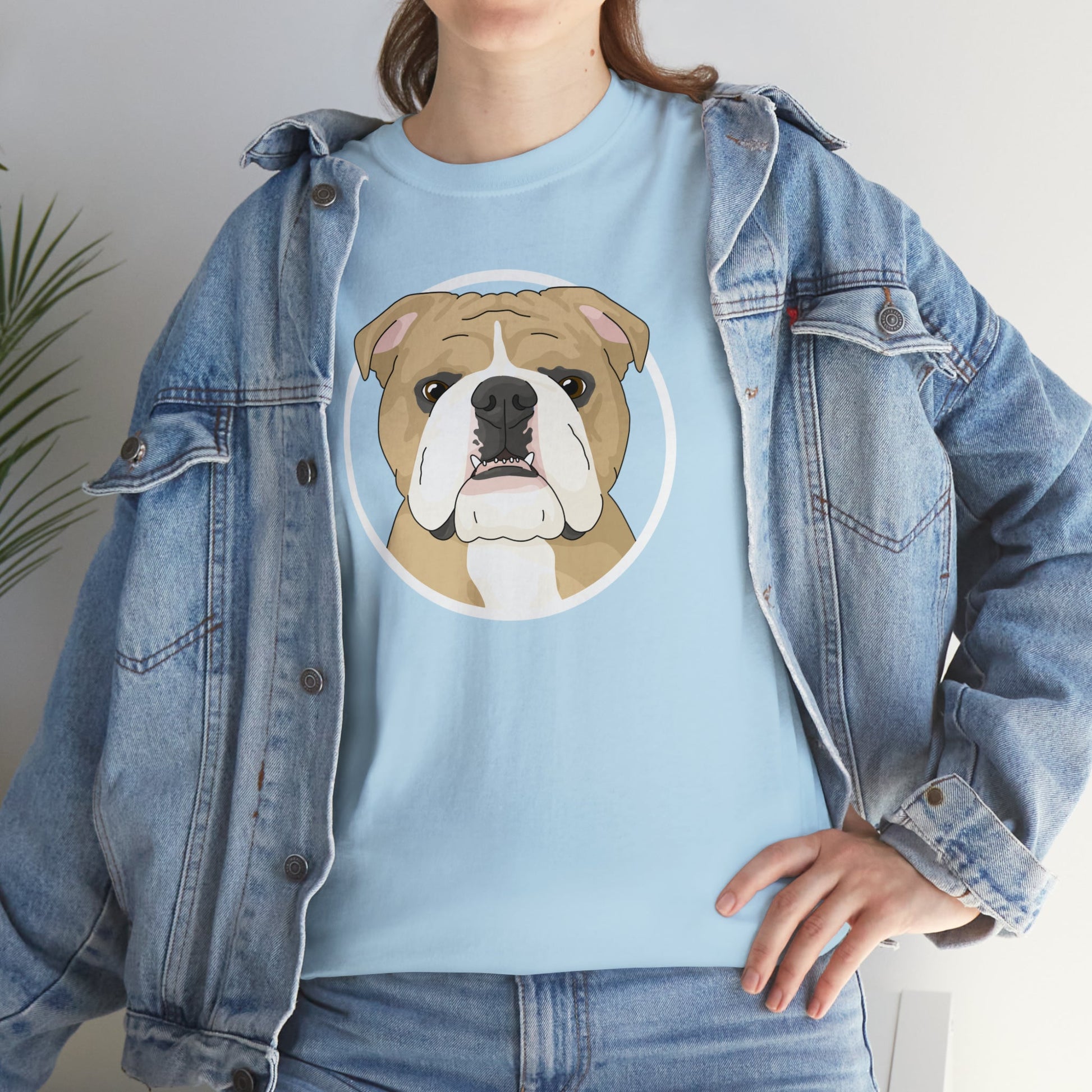 English Bulldog Circle | T-shirt - Detezi Designs-81891928241838190621