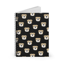 Load image into Gallery viewer, English Bulldog Faces | Spiral Notebook - Detezi Designs-14691596418476587434
