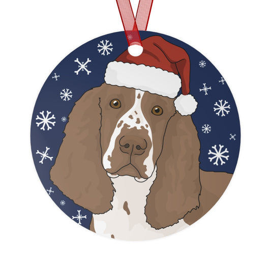 English Springer Spaniel | 2023 Holiday Ornament - Detezi Designs-30767760342749309989
