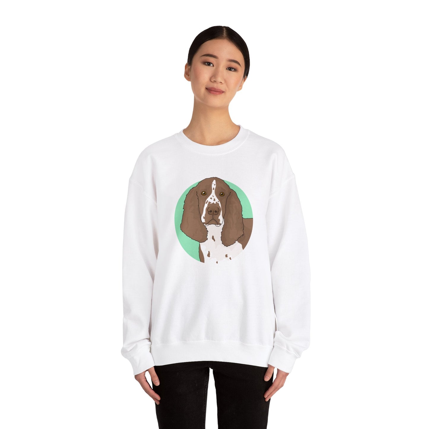 English Springer Spaniel | Crewneck Sweatshirt - Detezi Designs-10937346973485123674