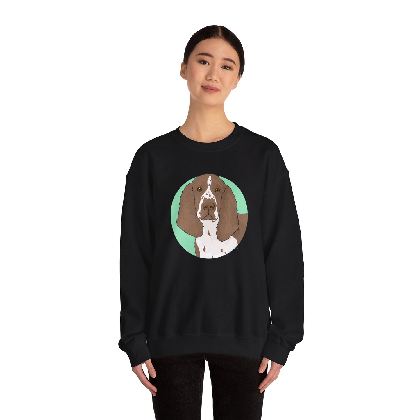 English Springer Spaniel | Crewneck Sweatshirt - Detezi Designs-10937346973485123674