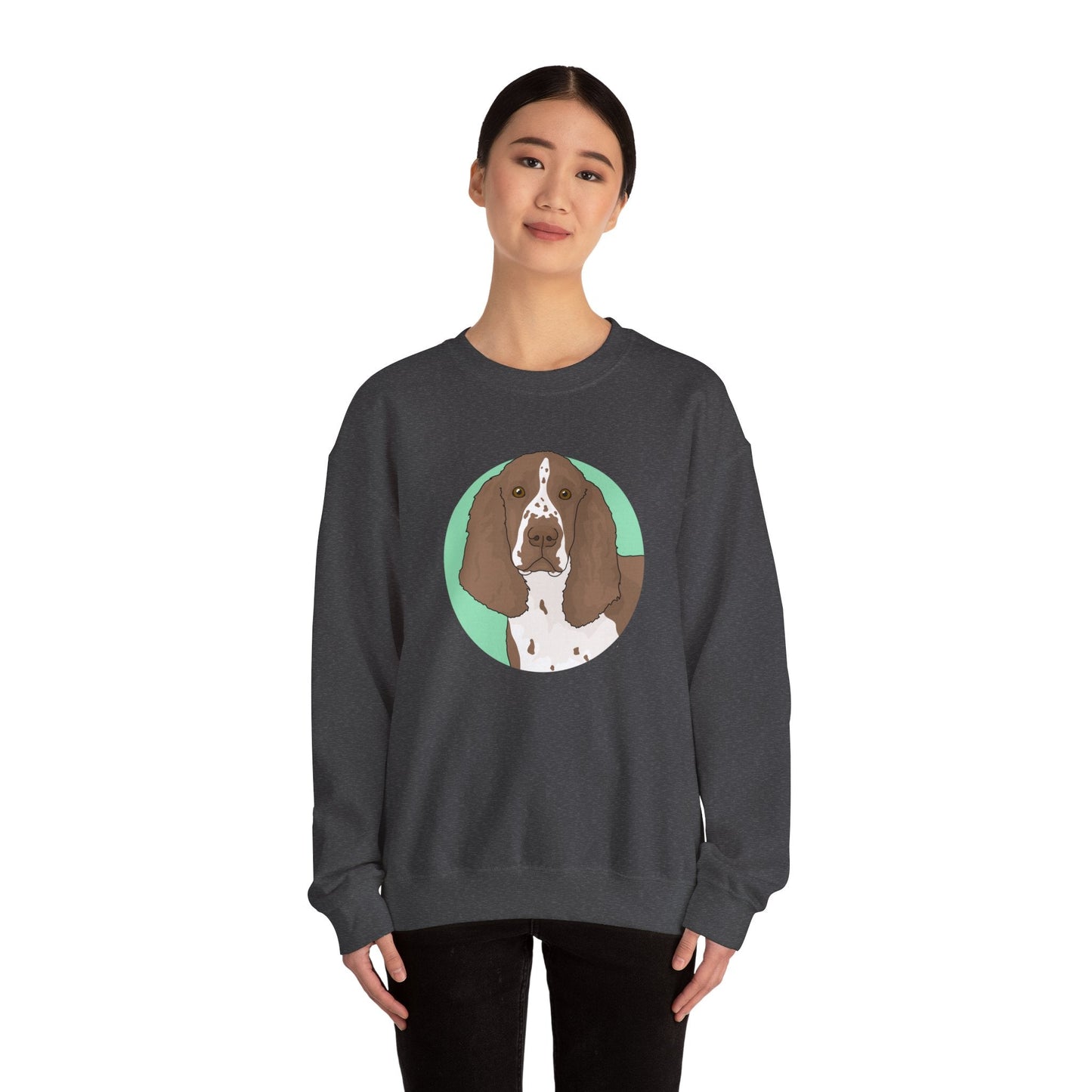 English Springer Spaniel | Crewneck Sweatshirt - Detezi Designs-10937346973485123674