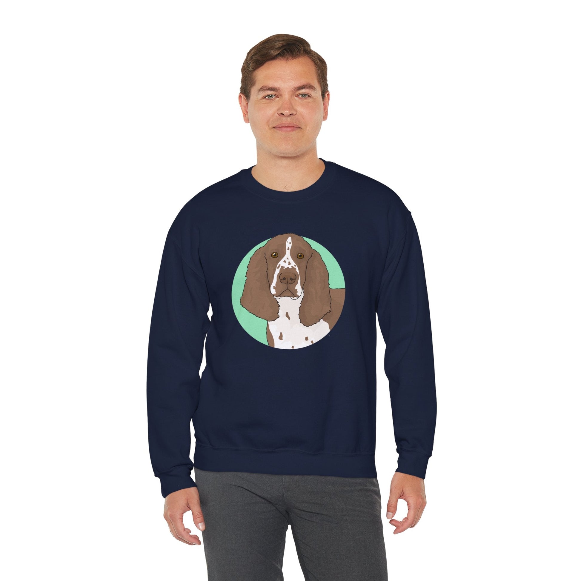 English Springer Spaniel | Crewneck Sweatshirt - Detezi Designs-10937346973485123674