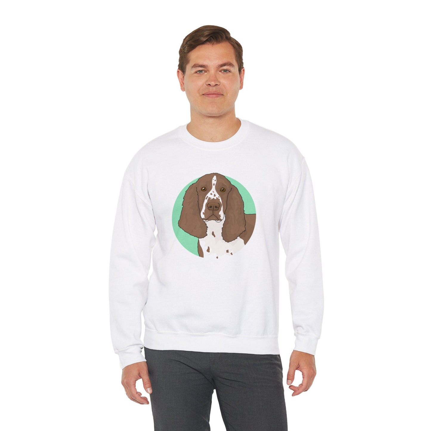 English Springer Spaniel | Crewneck Sweatshirt - Detezi Designs-10937346973485123674