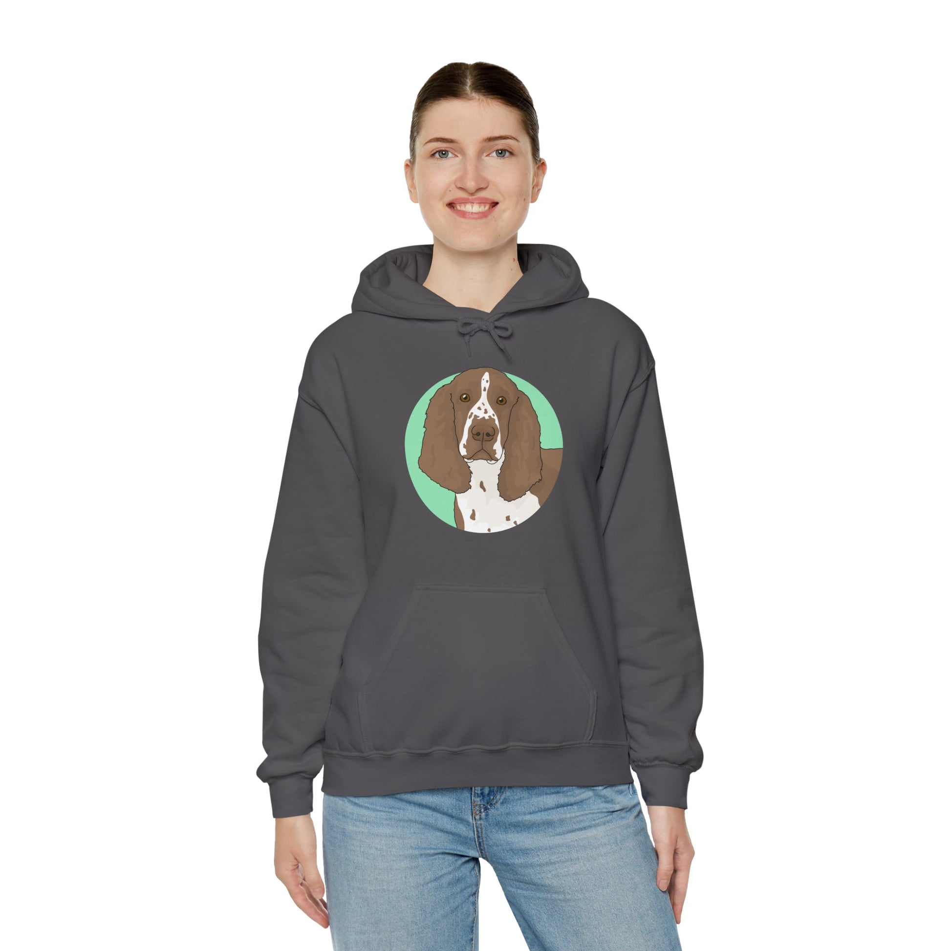 English Springer Spaniel | Hooded Sweatshirt - Detezi Designs-10062623814367063123