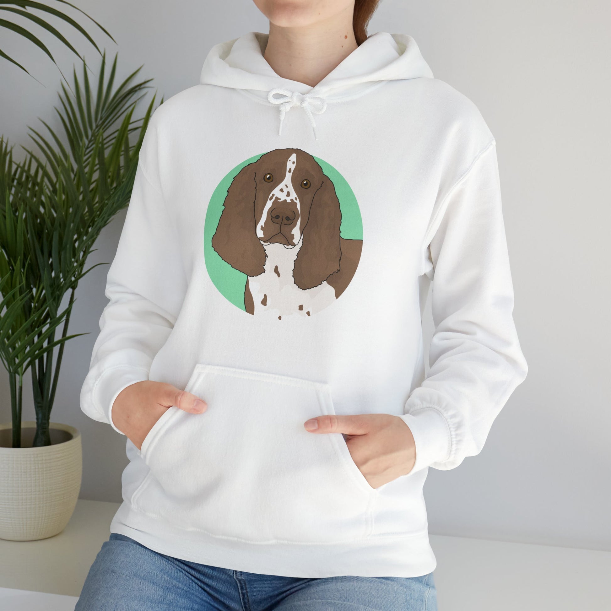 English Springer Spaniel | Hooded Sweatshirt - Detezi Designs-10062623814367063123