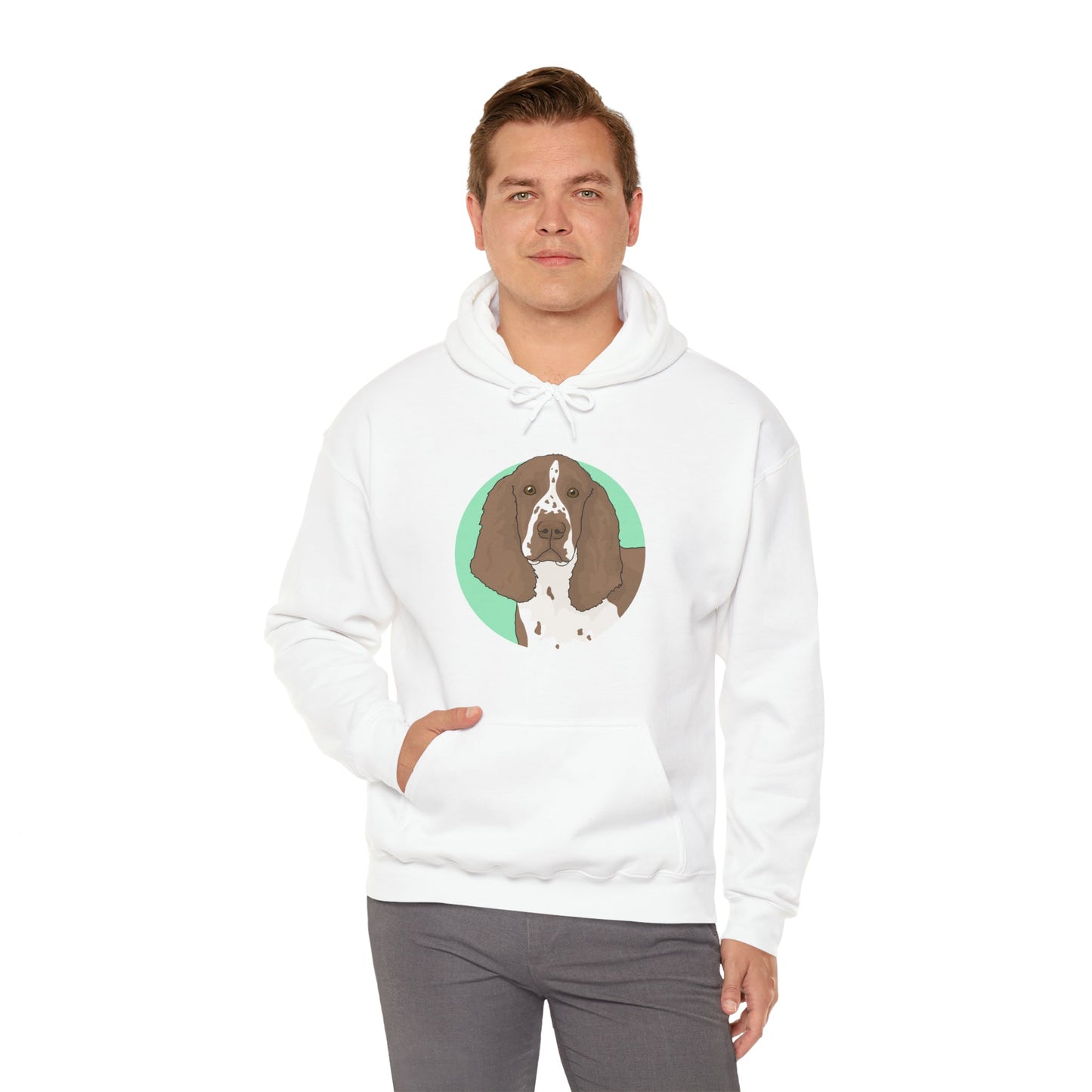 English Springer Spaniel | Hooded Sweatshirt - Detezi Designs-10062623814367063123