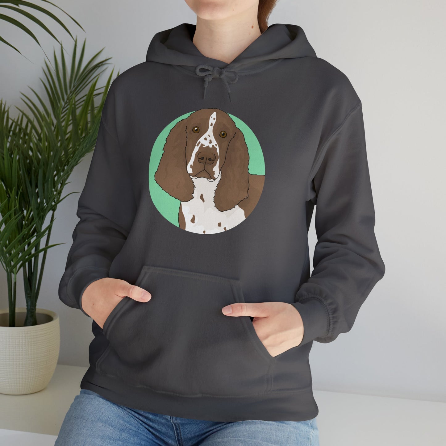 English Springer Spaniel | Hooded Sweatshirt - Detezi Designs-10062623814367063123