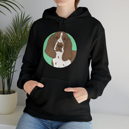 English Springer Spaniel | Hooded Sweatshirt - Detezi Designs-10062623814367063123