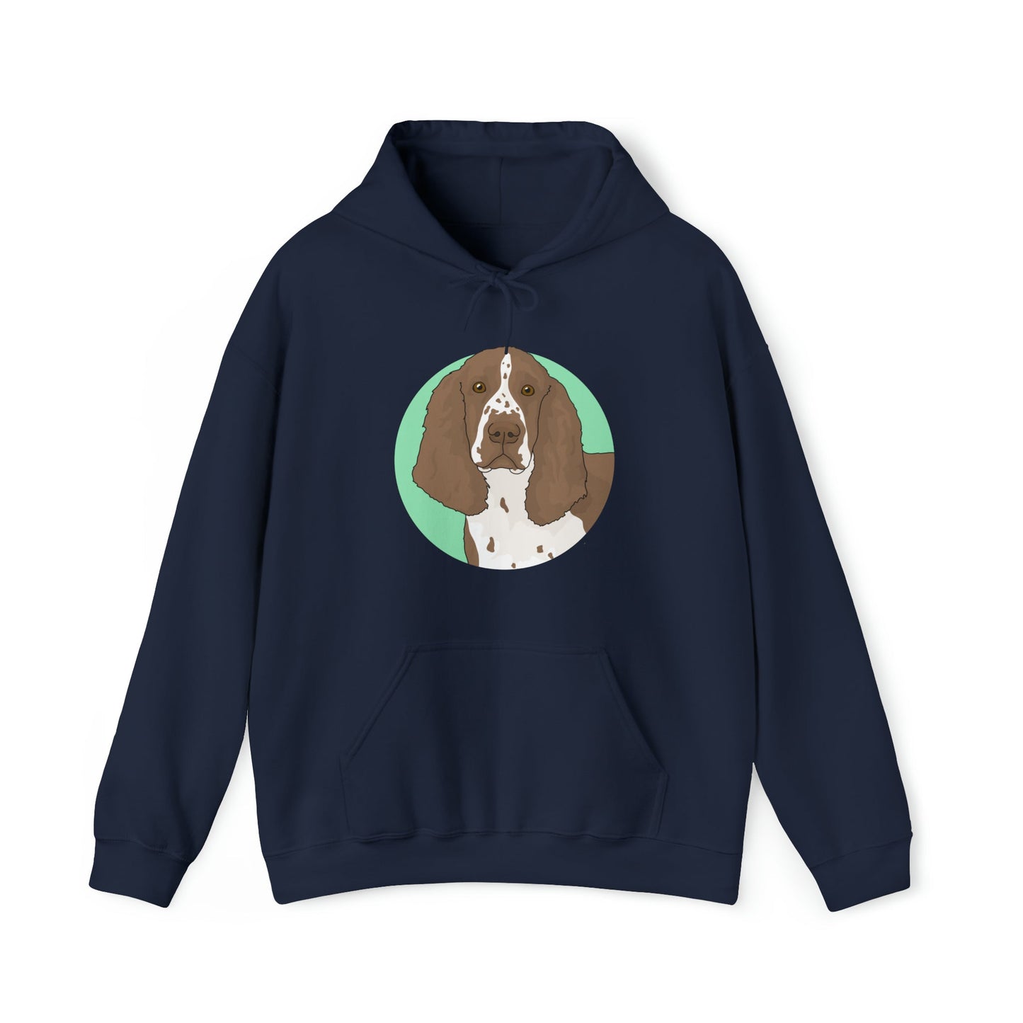 English Springer Spaniel | Hooded Sweatshirt - Detezi Designs-13972429590486565008