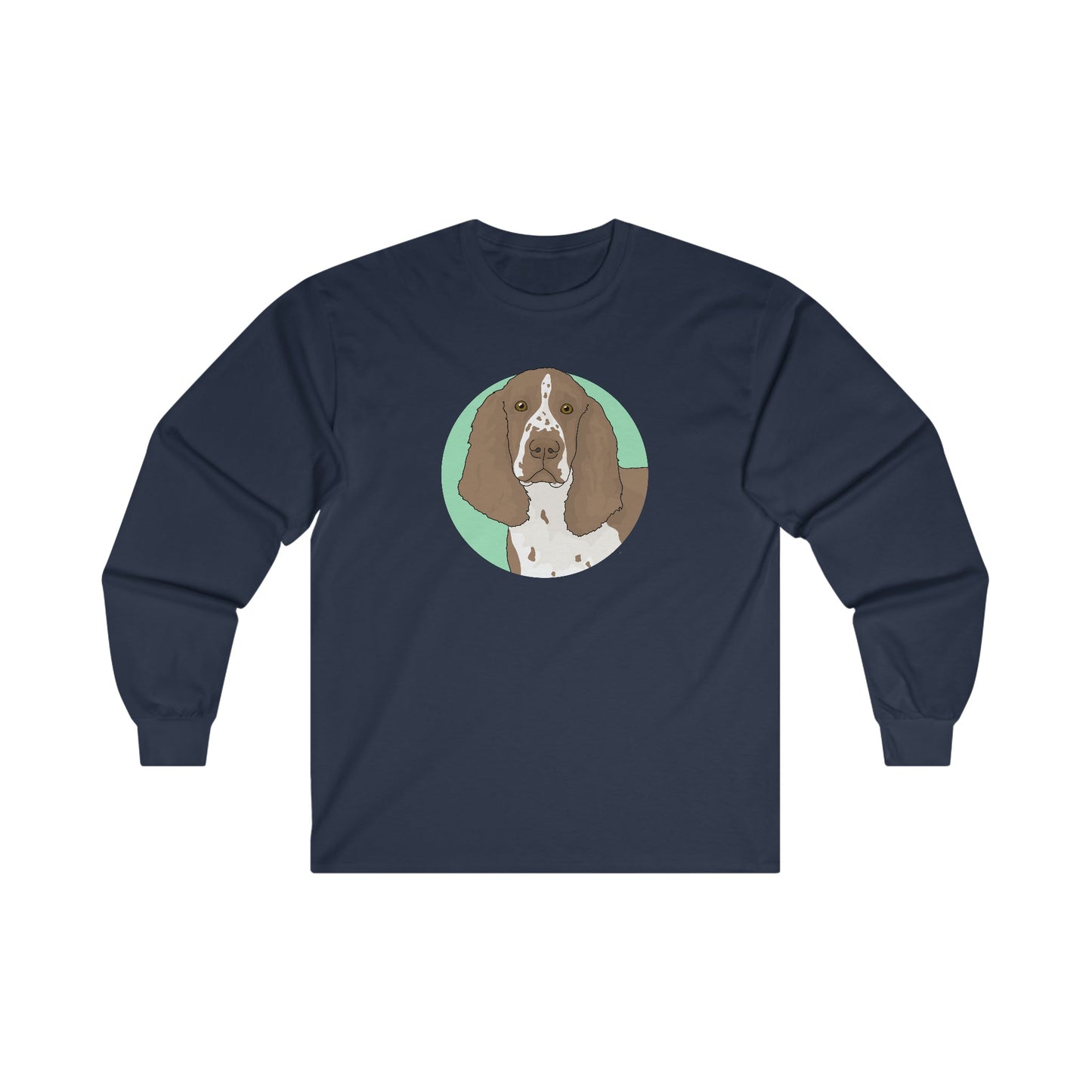 English Springer Spaniel | Long Sleeve Tee - Detezi Designs-76369118795188874144