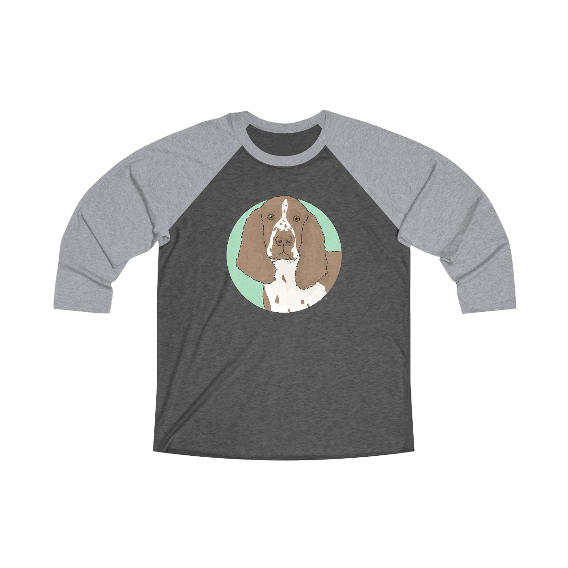 English Springer Spaniel | Unisex 3\4 Sleeve Tee - Detezi Designs-26844340568535184903