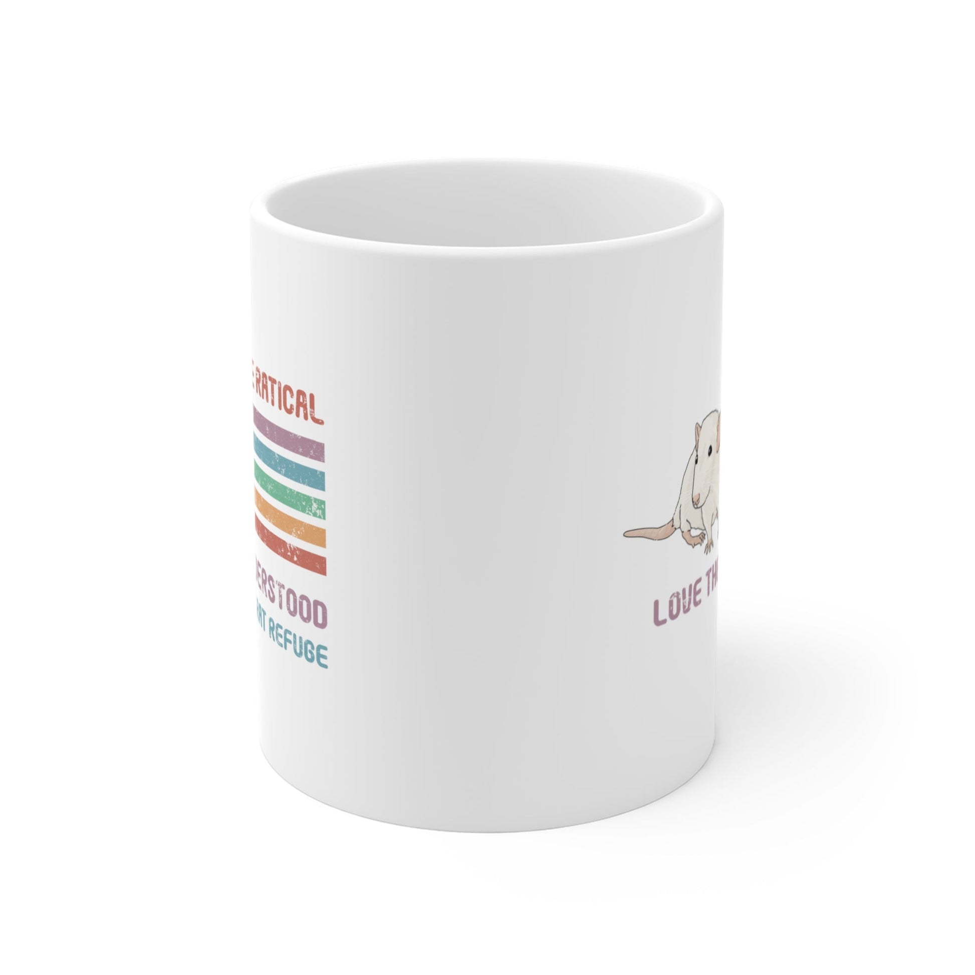 Fish | Rainbow Rat Refuge | FUNDRAISER | **AMERICAN PRINTER** | Mug - Detezi Designs-24621803062211265320