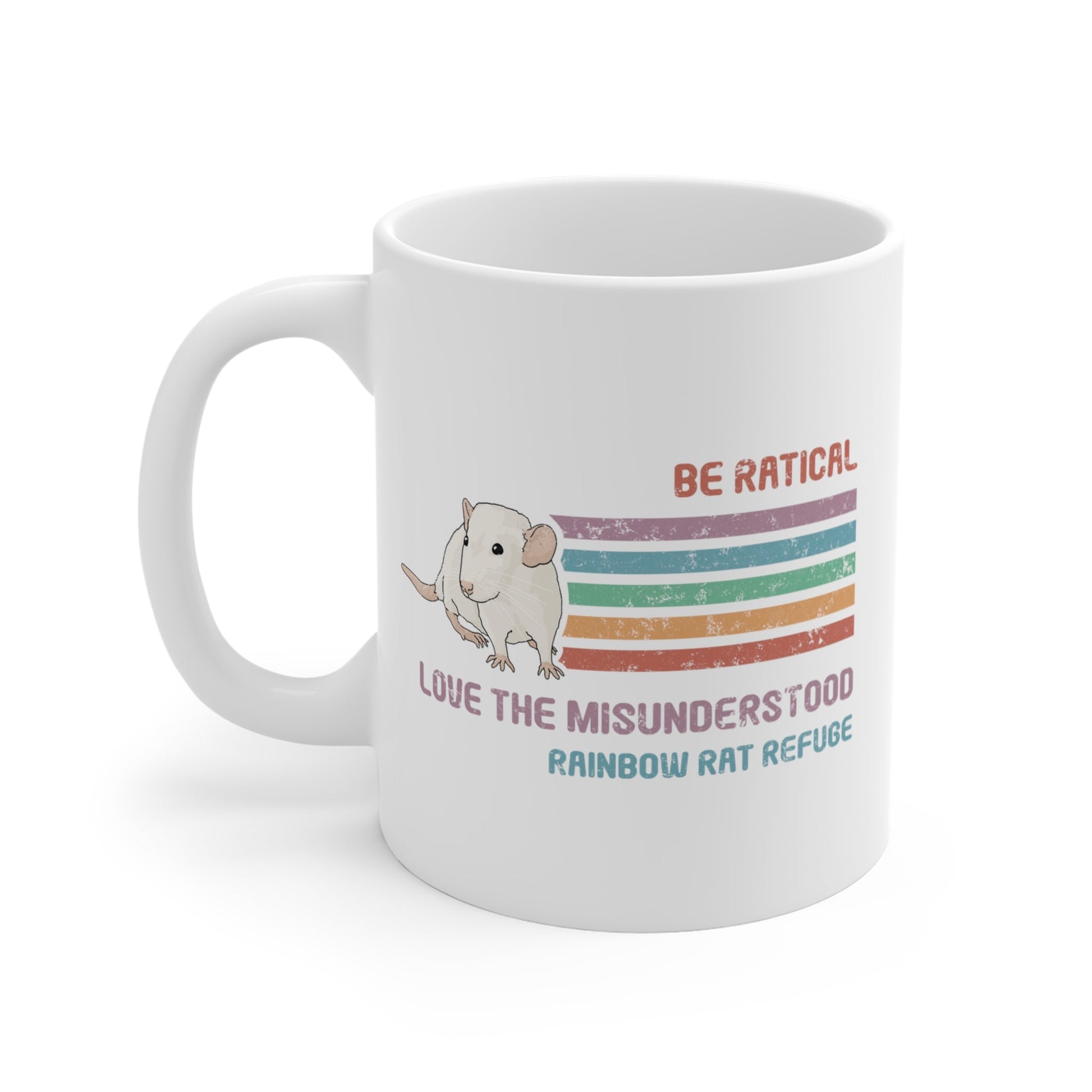 Fish | Rainbow Rat Refuge | FUNDRAISER | **AMERICAN PRINTER** | Mug - Detezi Designs-24621803062211265320