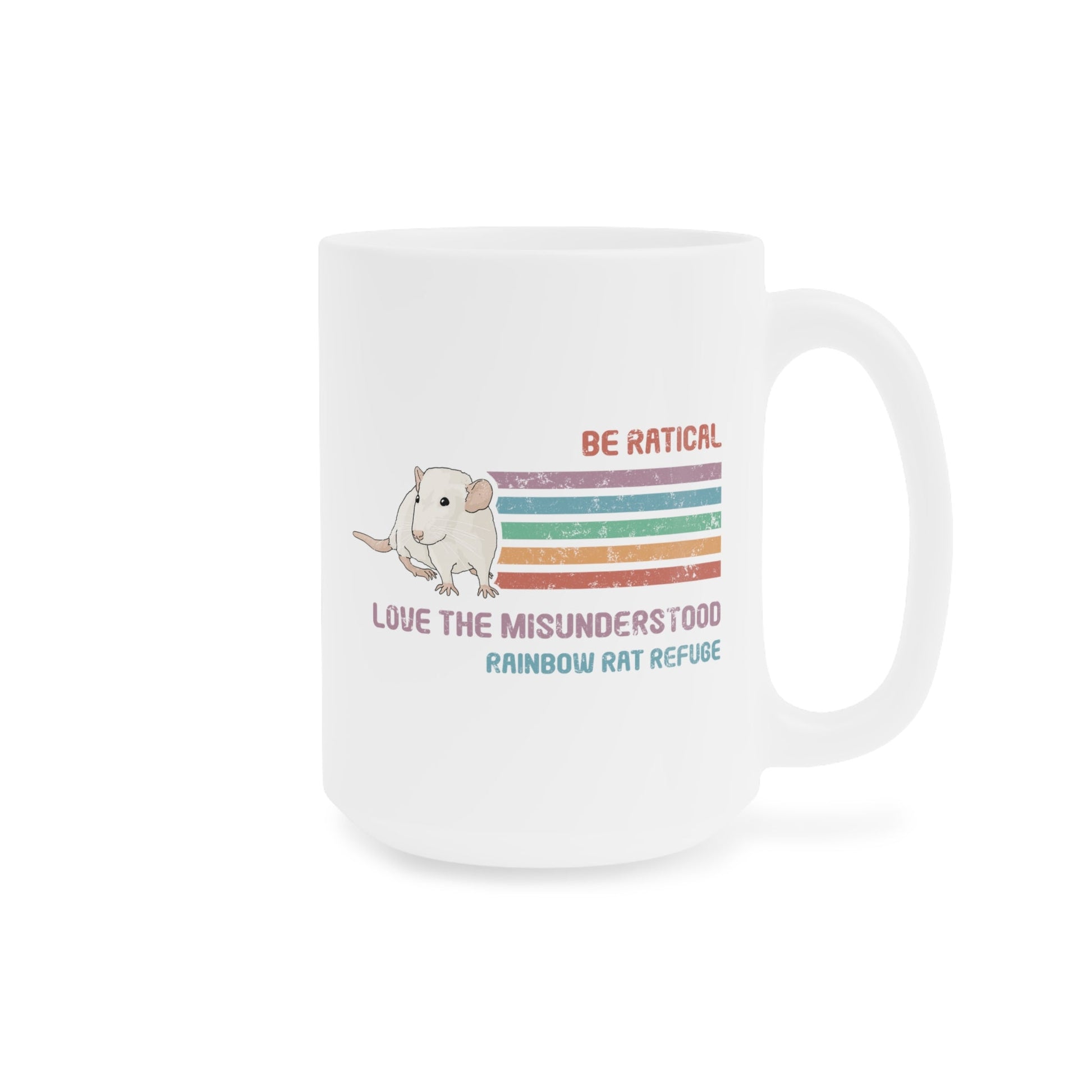 Fish | Rainbow Rat Refuge | FUNDRAISER | **CANADIAN PRINTER** | Ceramic Mug (11oz\15oz\20oz) - Detezi Designs-25907071154481797488