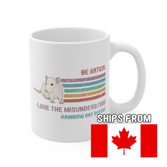 Fish | Rainbow Rat Refuge | FUNDRAISER | **CANADIAN PRINTER** | Ceramic Mug (11oz\15oz\20oz) - Detezi Designs-29029927115951188480