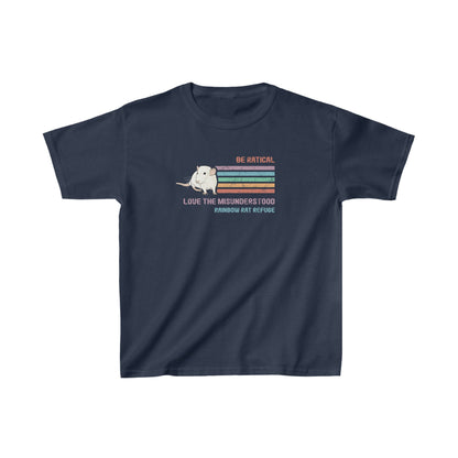 Fish | Rainbow Rat Refuge | FUNDRAISER | **CANADIAN PRINTER** | **YOUTH SIZE** Tee - Detezi Designs-86735087047861508217