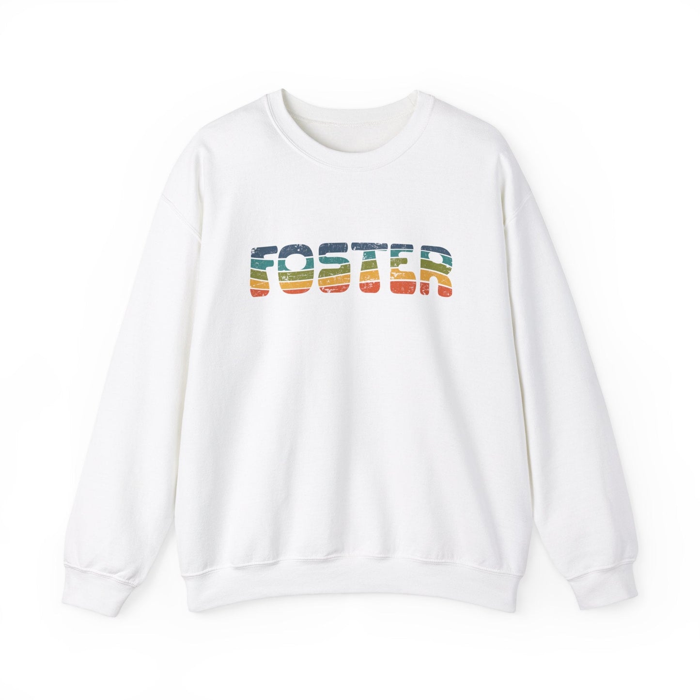 Foster Retro | Crewneck Sweatshirt - Detezi Designs-12585430045246797974