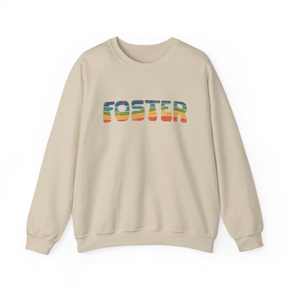 Foster Retro | Crewneck Sweatshirt - Detezi Designs-15502219278223210112