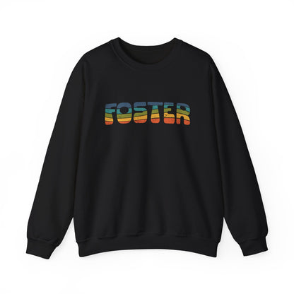 Foster Retro | Crewneck Sweatshirt - Detezi Designs-67908938204664760997