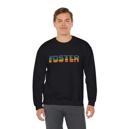 Foster Retro | Crewneck Sweatshirt - Detezi Designs-96226276923473743877