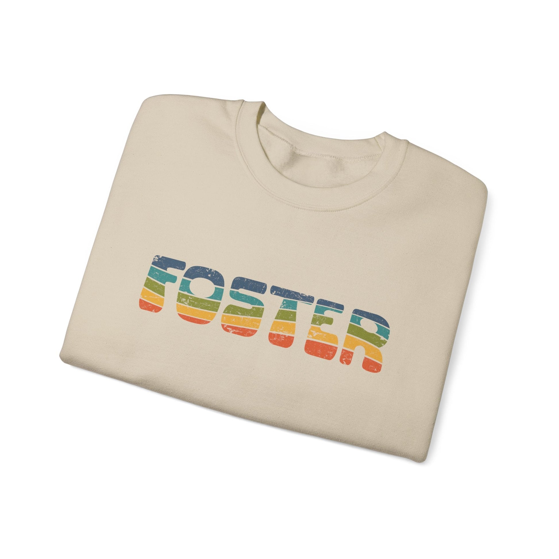 Foster Retro | Crewneck Sweatshirt - Detezi Designs-96226276923473743877