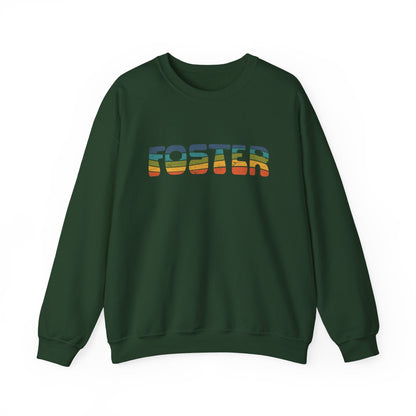 Foster Retro | Crewneck Sweatshirt - Detezi Designs-96226276923473743877